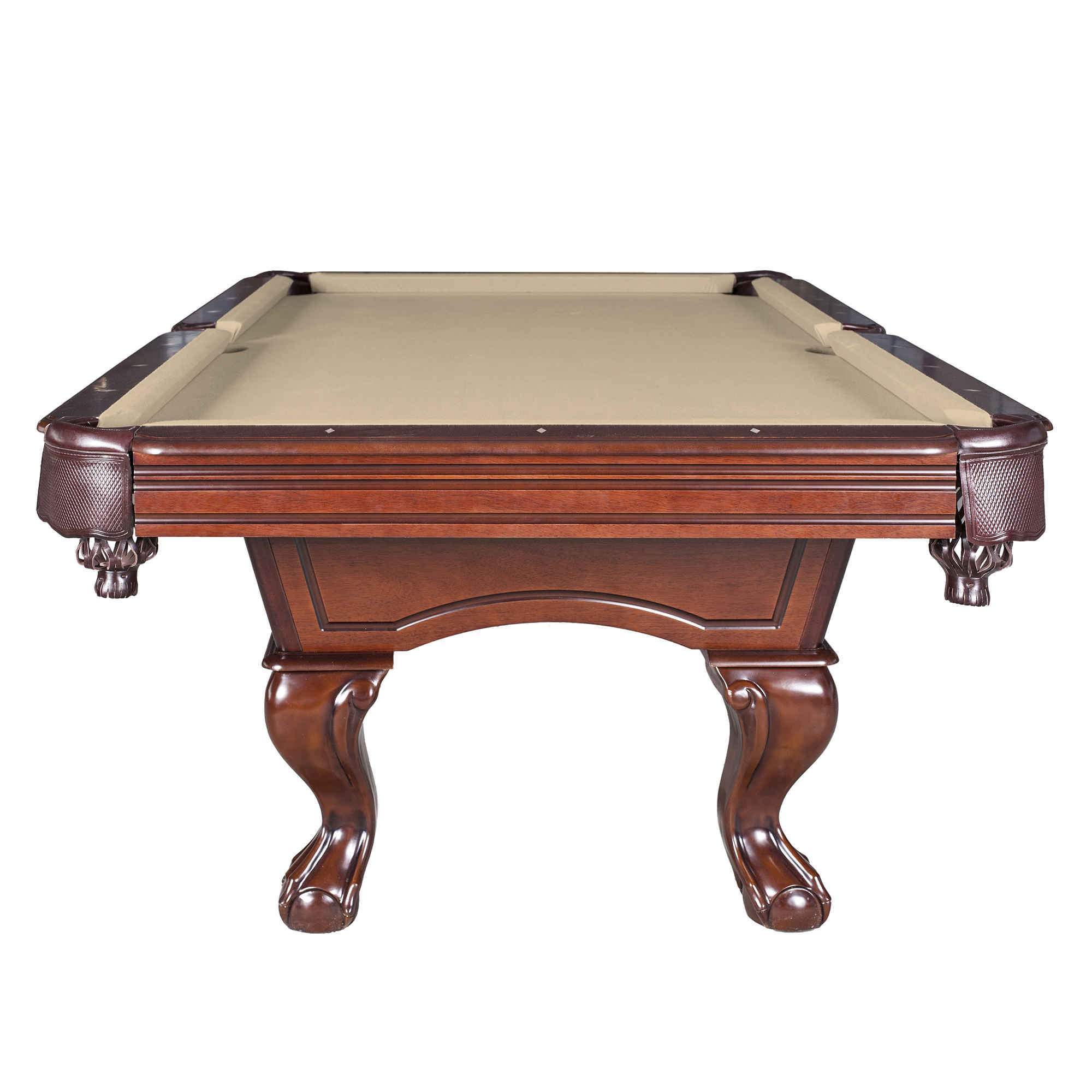 Carmelli Augusta 8' Non-Slate Pool Table in Walnut Finish