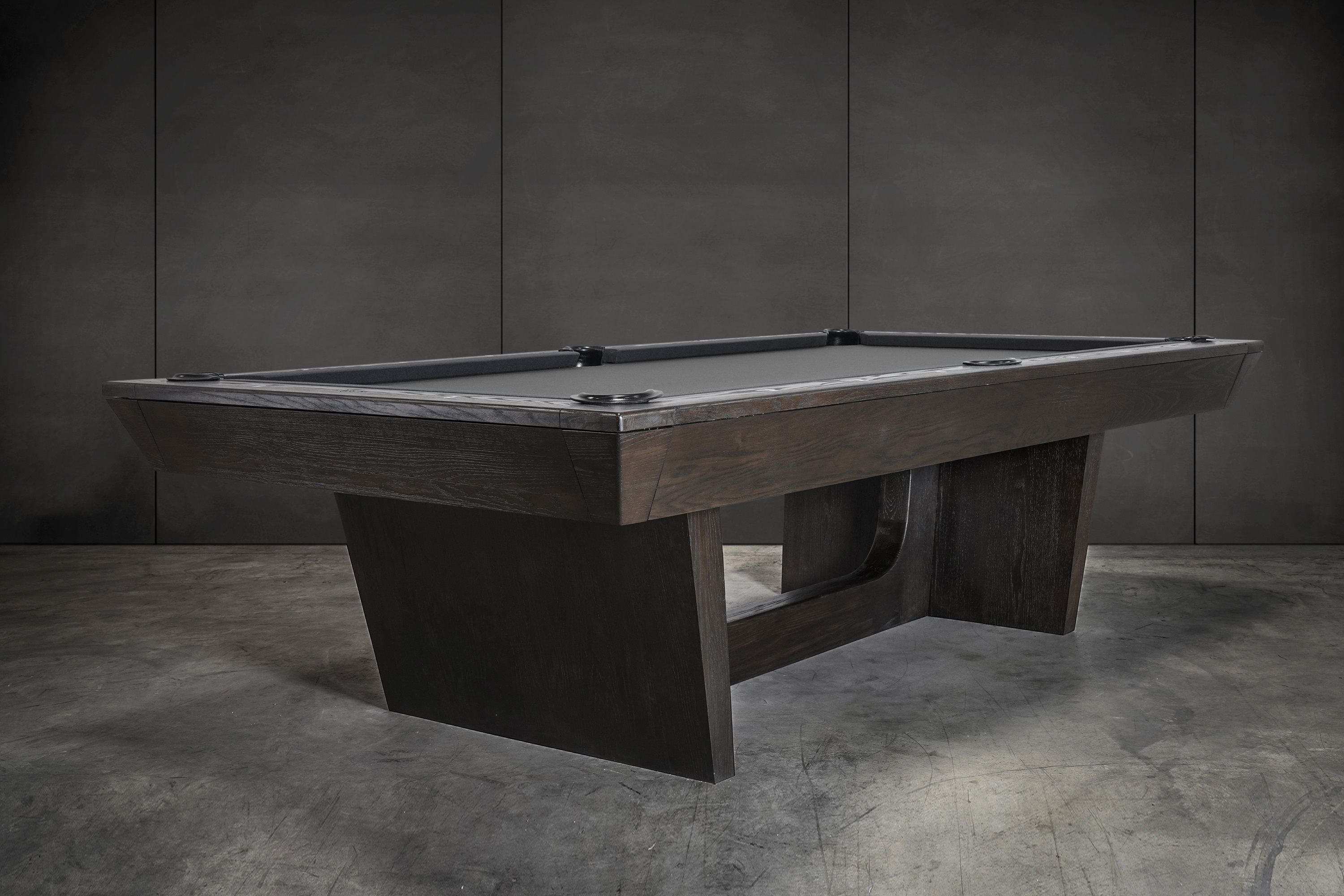 Nixon KAI 8' Slate Pool Table in Waxed Brown Finish w/ Dining Top Option